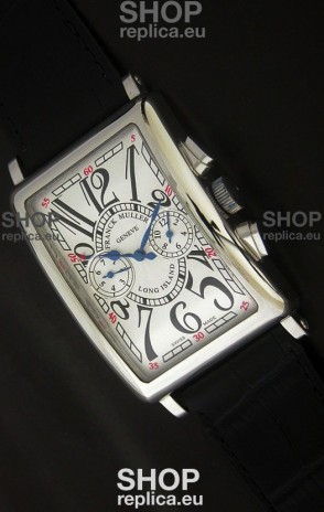 Franck Muller Long Island Japanese Replica Watch in White Dial
