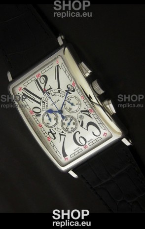 Franck Muller Long Island Japanese Replica Watch in White Dial