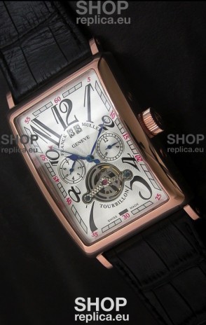 Franck Muller Tourbillon Japanese Replica Watch in White Dial