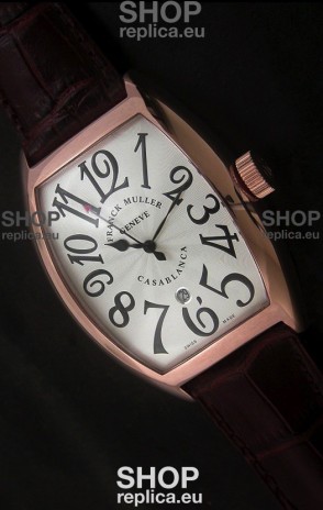 Franck Muller Casa Blanca Japanese Replica Watch in White Dial