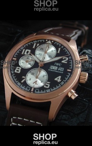 IWC Exupery Edition Swiss Replica Watch in Black Dial
