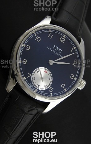 IWC Schaffhausen Japanese Replica Watch in Black Dial