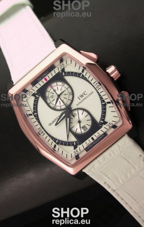 IWC Schaffhausen Japanese Replica Watch in pink Gold Casing