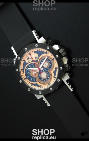 Jacob and Co. Manhattan Epic 2 Watch in Orange Dial