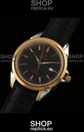 Omega Deville Escapement Mechanical Watch in Pink Gold