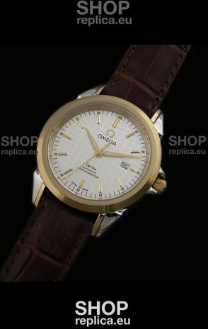 Omega Deville Escapement Mechanical Watch in White Dial