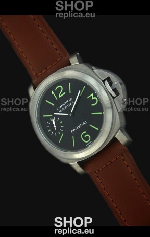 Panerai luminor marina Titanium Casing Swiss Watch