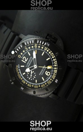 Panerai Luminor Submersible PAM193 Japanese Replica Watch Black Dial