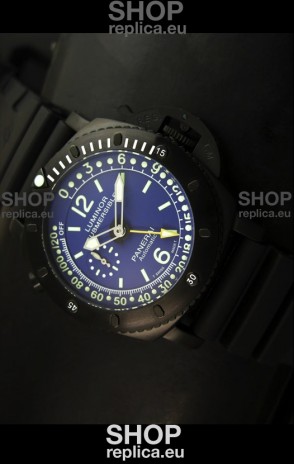 Panerai Luminor Submersible PAM193 Japanese Replica Watch Blue Dial