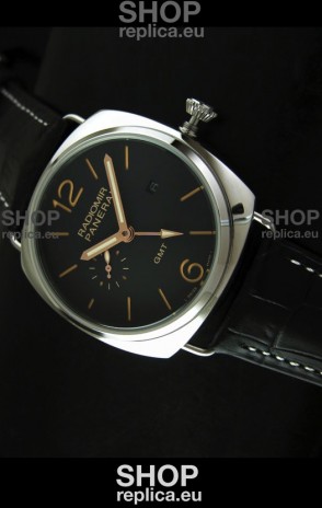 Panerai Radiomir GMT Japanese Replica Watch in Black Dial
