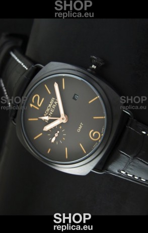 Panerai Radiomir GMT Japanese Replica Watch in PVD Case