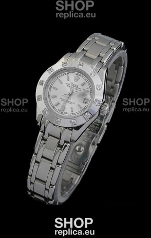 Rolex Datejust Ladies Japanese Replica Ladies Watch in Silver White Dial