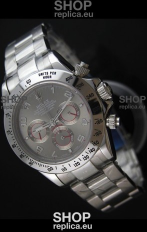 Rolex Daytona Japanese Replica Steel Watch in Arabic Markers 