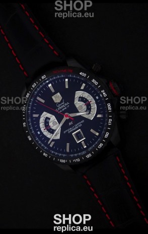 Tag Heuer Grand Carrera Two Tone Japanese Watch in black Dial