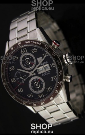 Tag Heuer Carrera Calibre 16 Japanese Watch in Brown Dial