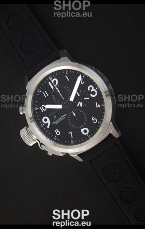 U-Boat Flightdeck Watch in Black Dial