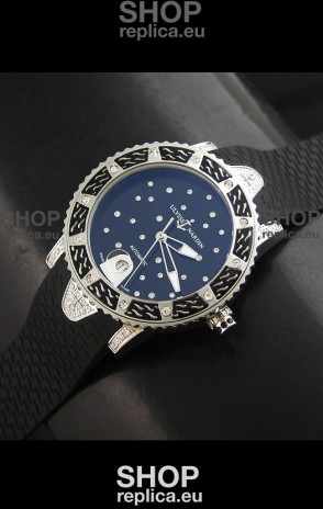 Ulysse Nardin Lady Diver Swiss Automatic Watch in Black Dial