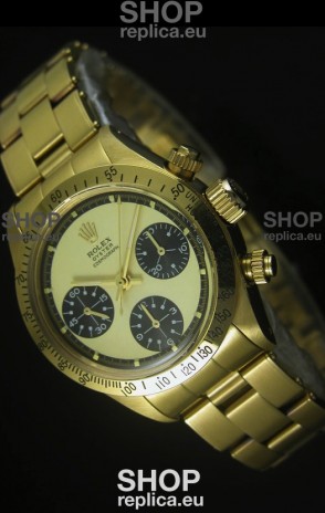 Rolex Daytona 6263 Cosmograph White Dial in Gold Case