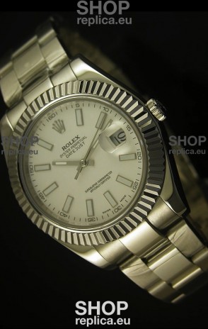 Rolex Datejust Swiss Watch in White Dial - 2836-2 ETA 