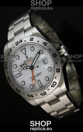 Rolex Replica Explorer II Swiss Replica Watch - SuperLuminous Hour Markers 42MM 