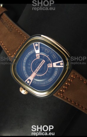 SevenFriday M2-2 in Black PVD Coated Casing - 1:1 Mirror Quality 