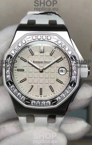 Audemars Piguet Royal Oak Offshore 37MM Swiss Quartz 1:1 Mirror Replica Watch in Stainless Steel Casing