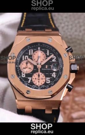 Audemars Piguet Royal Oak Offshore Chronograph Rose Gold 904L Steel 1: 1 Mirror 3126 Movement