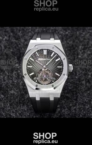 Audemars Piguet Royal Oak Tourbillon 41mm in 904L Casing - Grey Tapisserie Dial 1:1 Ultimate Replica