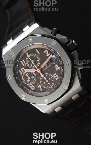 Audemars Piguet Royal Oak Offshore Brown Dial Chronograph 1:1 Mirror Replica Watch 