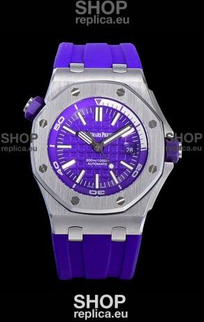 Audemars Piguet Royal Oak Diver Swiss Replica Navy Blue Dial 1:1 Quality 3120 Movement 904L Steel 