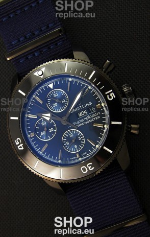 Breitling Superocean Heritage II Outerknown Blacksteel NATO Strap 1:1 Mirror Replica Watch 