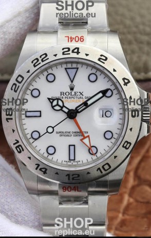 Rolex Explorer M216570-001 1:1 Mirror Replica Watch - White Dial in 904L Steel 42MM