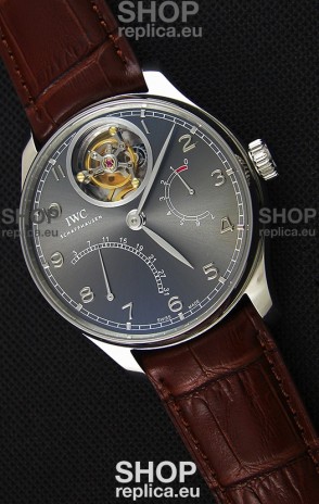 IWC Portugieser Tourbillon Mystere Retrograde Silver Dial UPDATED 2019 Version 