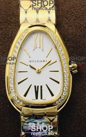 Bvlgari Serpenti Seduttori Edition Watch in Yellow Gold Case 1:1 Mirror Replica