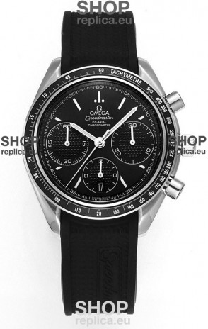 Omega Speedmaster Racing 904L Steel Chronograph 1:1 Mirror Replica in Black Dial