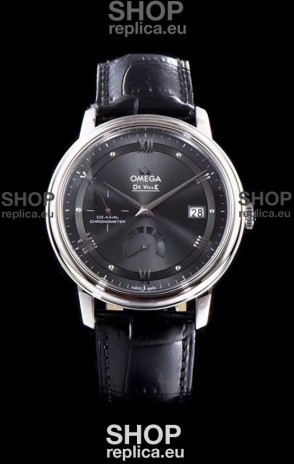 Omega De Ville Prestige Power Reserve 904L Steel 1:1 Mirror Swiss Watch Grey dial