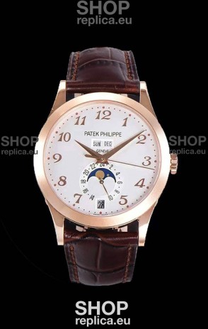 Patek Philippe Annual Calendar 5396R-012 Complications Swiss Replica Watch in White Dial