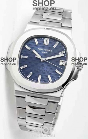 Patek Philippe Nautilus 5711 50th Anniverasy Edition 1:1 Mirror Watch in Blue Dial 904L Steel 