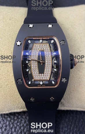 Richard Mille RM-07-01 DLC Coated Casing Ladies 1:1 Swiss Replica Watch
