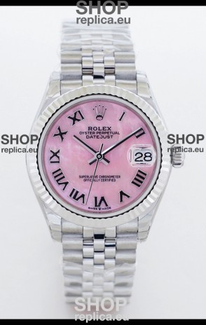 Rolex Datejust M126234 36MM ETA2836 Pink Mother of Pearl Dial - Roman Numerals 