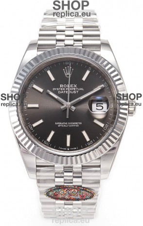 Rolex Datejust 126334 41MM ETA3235 72 Hours Power Grey Dial Oyster 1:1 Mirror Replica