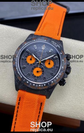 Rolex Daytona DiW Orange Carbon Edition Watch - Forged Cabon Casing 1:1 Mirror Replica
