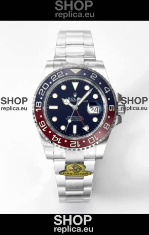Rolex GMT Masters II Super Clone m126710BLRO PEPSI Cal.3285 Movement Swiss Replica - Ultimate 904L Steel Watch