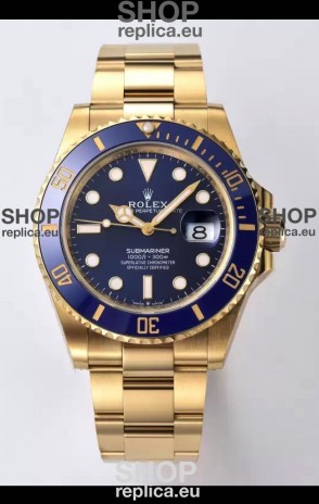 Rolex Submariner 41MM Date Ceramic Gold m126618lb - Replica 1:1 Mirror - Ultimate 904L Steel Watch