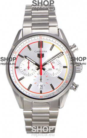 Tag Heuer Carrera Chronosprint X Swiss Quartz Replica Watch Steel Dial & Strap 