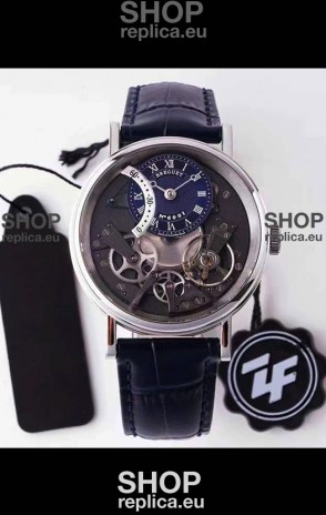 Breguet Tradition 7057BR/R9/9W6 Steel Casing Dual Tourbillon Swiss Replica Watch