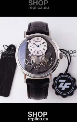 Breguet Tradition 7057BR/R9/9W6 Steel Casing Dual Tourbillon Swiss Replica Watch