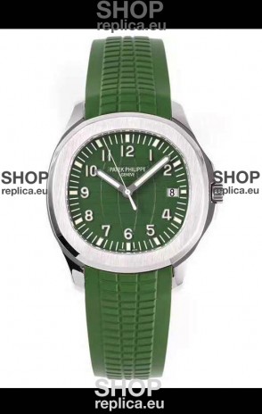 Patek Philippe Aquanaut 5168G-010 Swiss Replica Watch Green Dial - 1:1 Mirror Edition