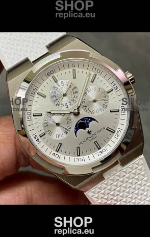 Vacheron Constantin Overseas Perpetual Calendar Ultra-Thin Steel Dial with Steel Strap