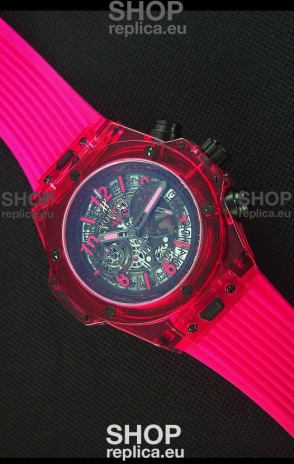 Hublot Big Bang Unico Red Sapphire Quartz Replica Watch 45MM
